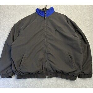 Winners Men’s Large Black Full Zip Jacket Lightweight Windbreaker